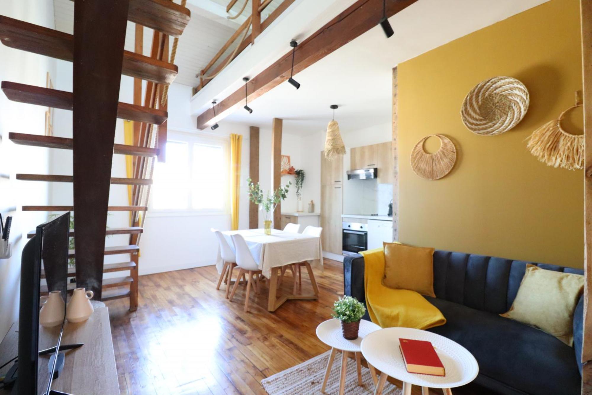 Le Boho - Charmant T3 Avec Climatisation Et Fibre Bergerac Habitación foto