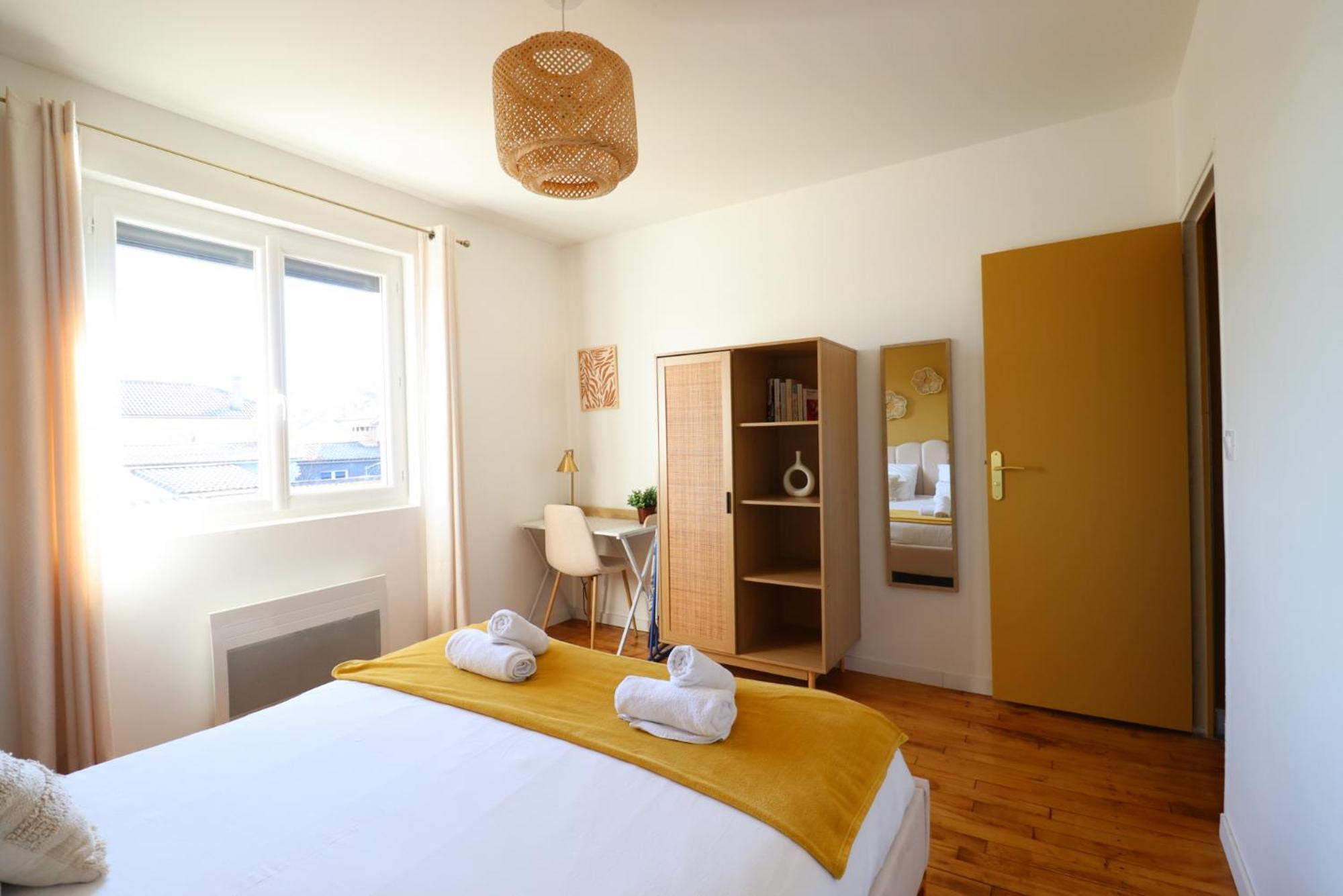 Le Boho - Charmant T3 Avec Climatisation Et Fibre Bergerac Habitación foto