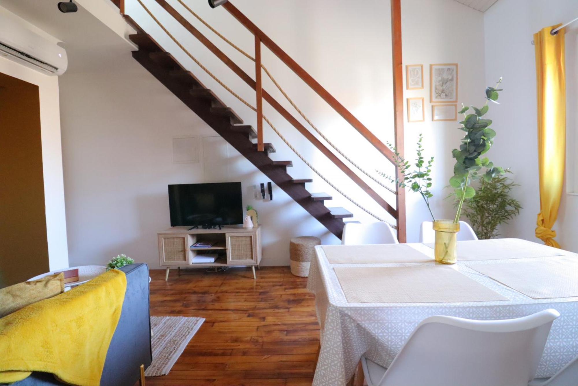 Le Boho - Charmant T3 Avec Climatisation Et Fibre Bergerac Habitación foto
